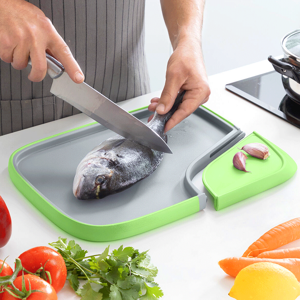 Planche à découper réversible multifonctionnelle InnovaGoods
