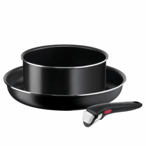 Set de 1 poêle et 1 casserole avec poignée amovible TEFAL