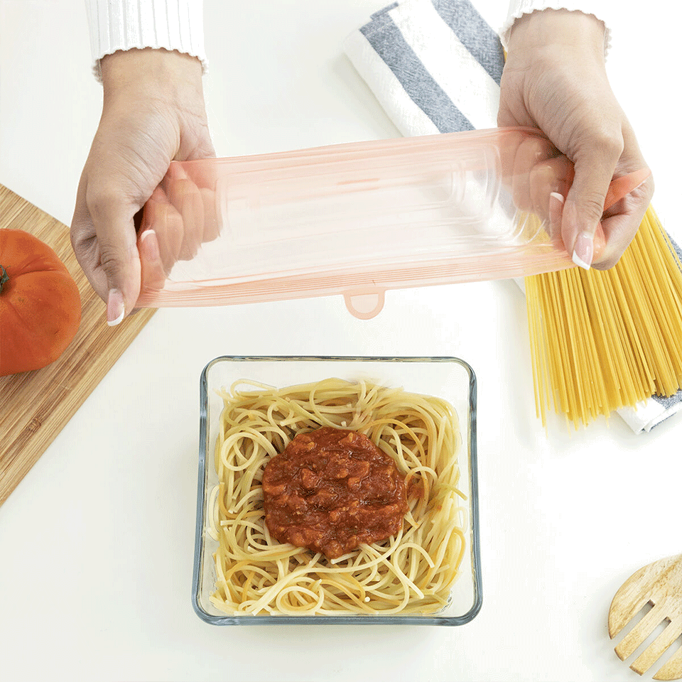 Set de 10 couvercles de cuisine réutilisables et réglables InnovaGoods – Image 3