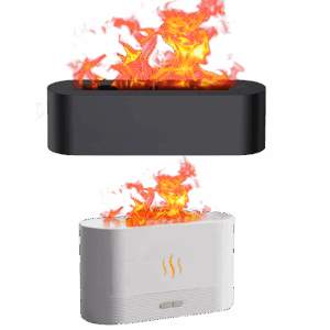 Humidificateur diffuseur d'arômes LED avec effet flamme GRUNDIG