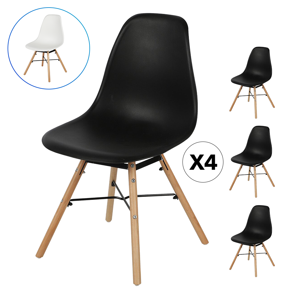 Set de 4 chaises scandinaves URBAN LIVING