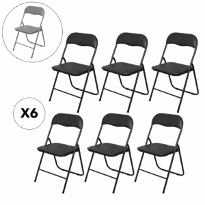 Set de 6 chaises pliantes URBAN LIVING