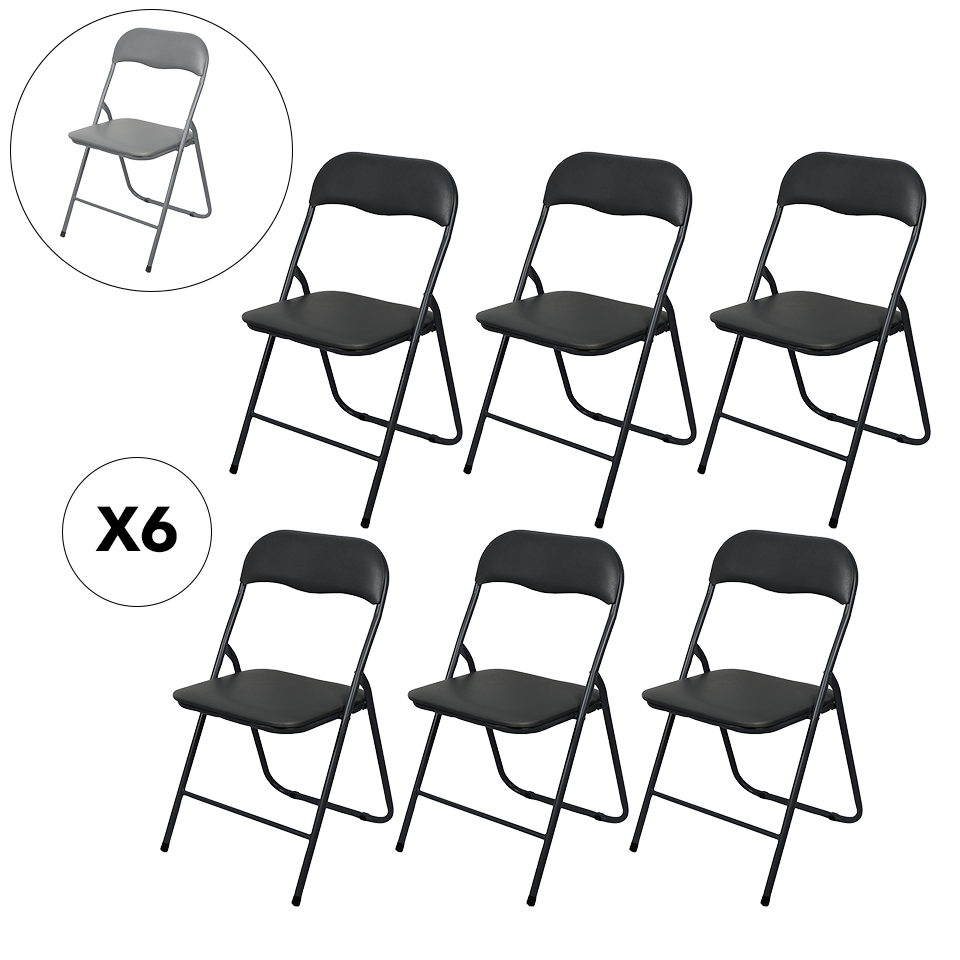 Set de 6 chaises pliantes URBAN LIVING