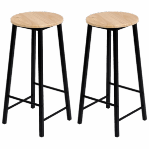 Set de 2 tabourets en métal URBAN LIVING