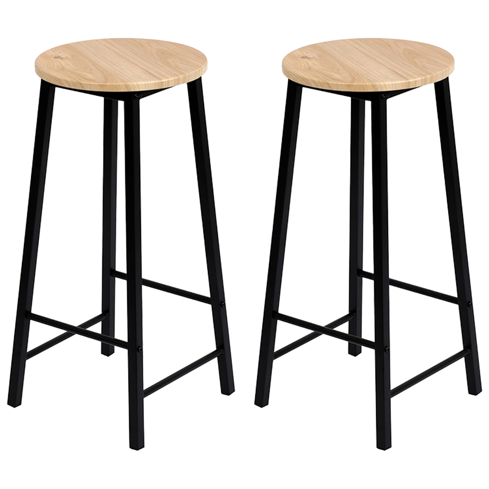 Set de 2 tabourets en métal URBAN LIVING