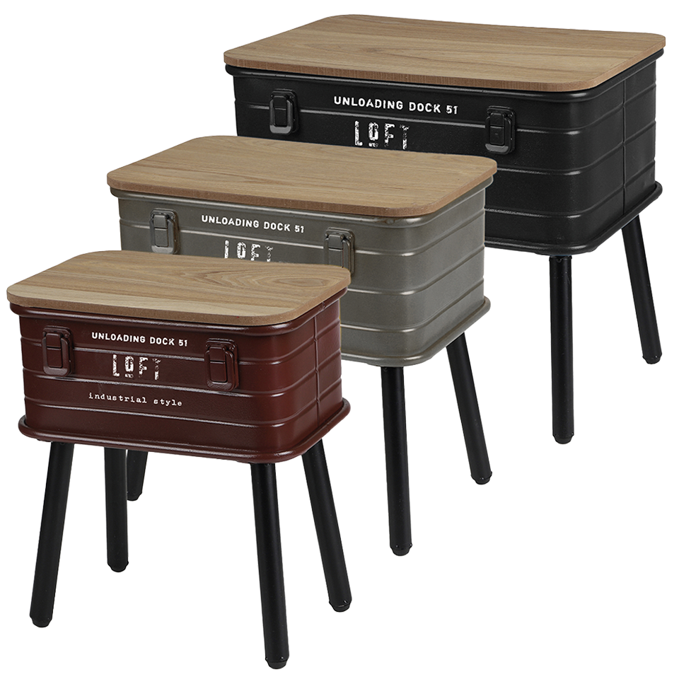 Set de 3 tables style caisses URBAN LIVING