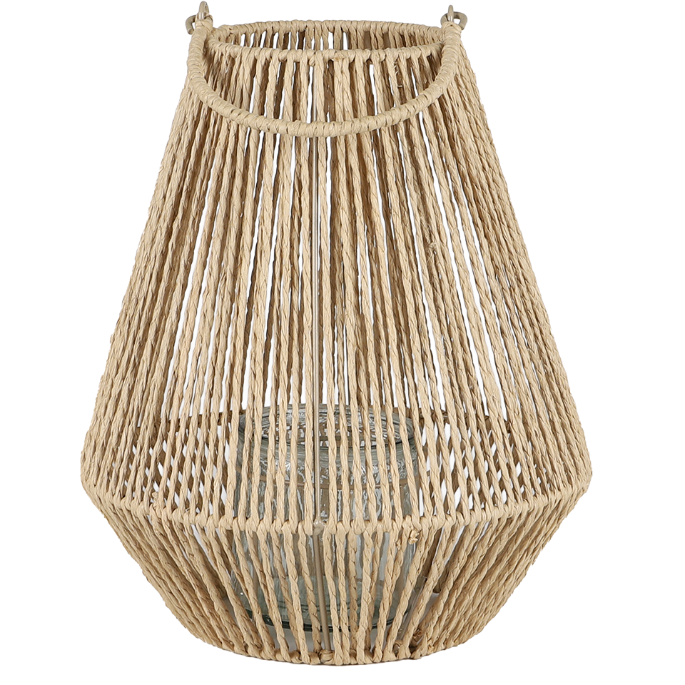 Lanterne en corde de rosier NATURAL LIVING