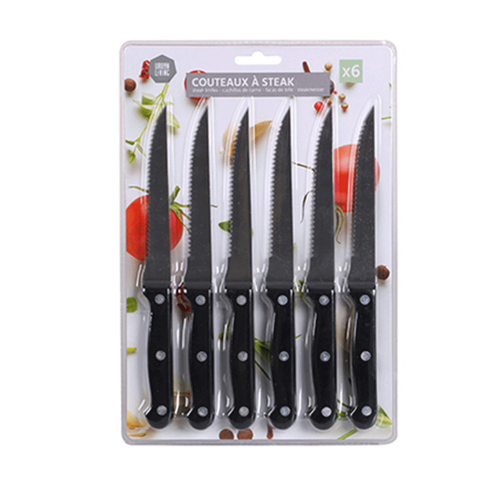 Set de 6 couteaux à steak URBAN LIVING – Image 2