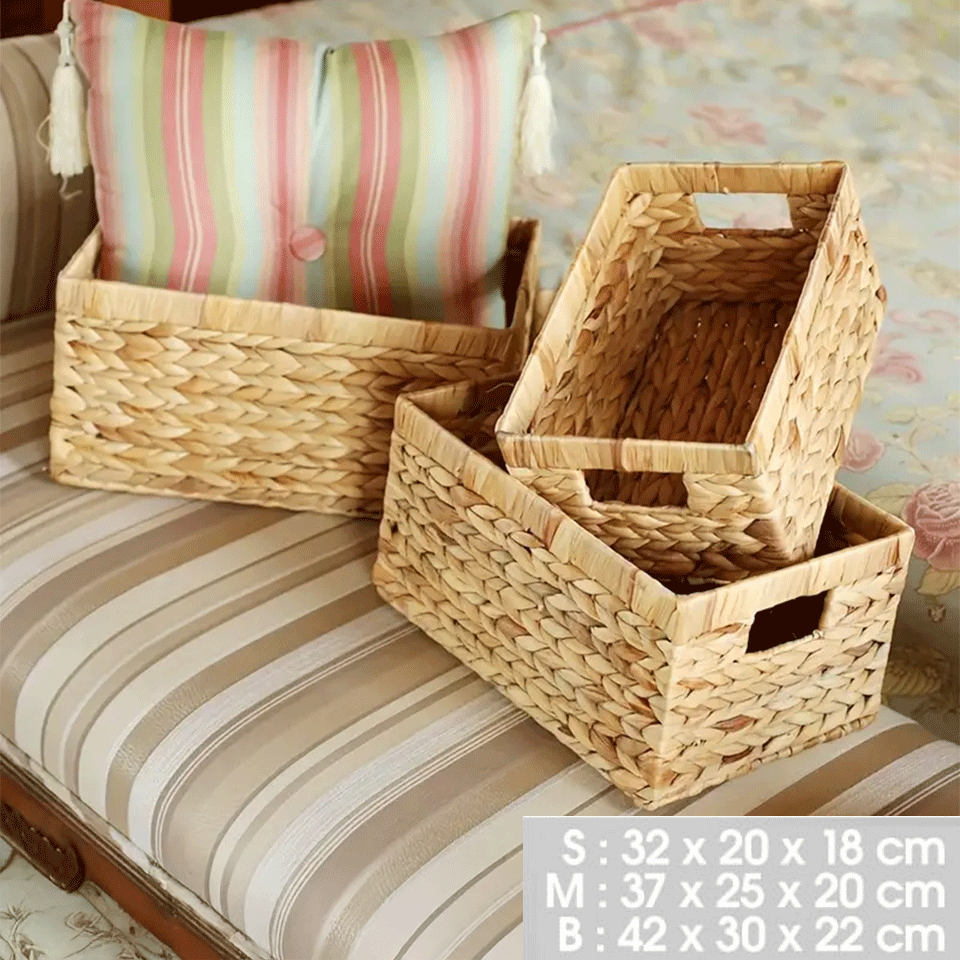 Set de 3 paniers en rosier NATURAL LIVING – Image 2