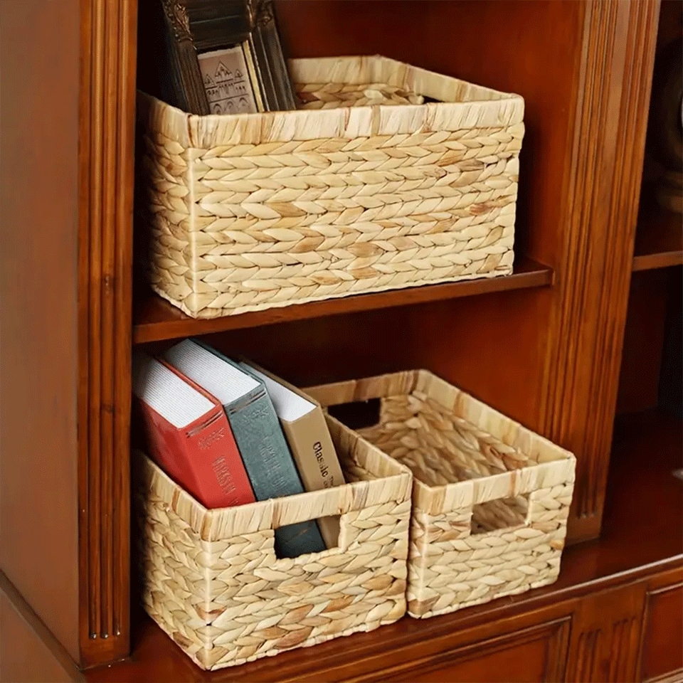 Set de 3 paniers en rosier NATURAL LIVING – Image 3