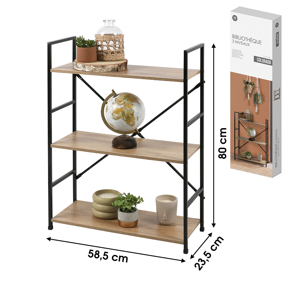 Étagère design 3 niveaux URBAN LIVING – Image 5