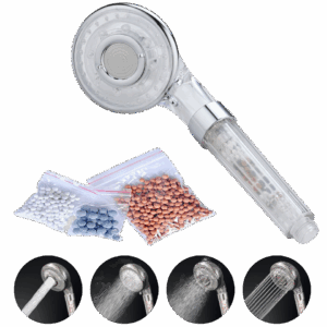 Pommeau de Douche Minéralisée à 3 Modes HERZBERG