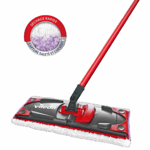 Panosse 2en1 pratique avec serpillières en microfibres inclus VILEDA