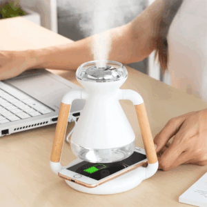 Chargeur Humidificateur 2en1 à diffuseur d'arômes sans fil