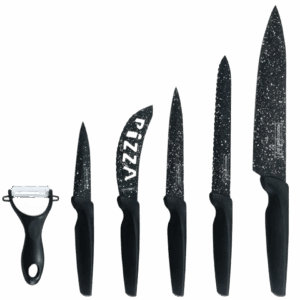 Sets de 5 couteaux de cuisine avec 1 éplucheur ROYALTY LINE