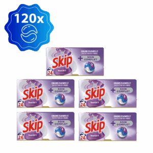 Set de 120 capsules pour la lessive SKIP