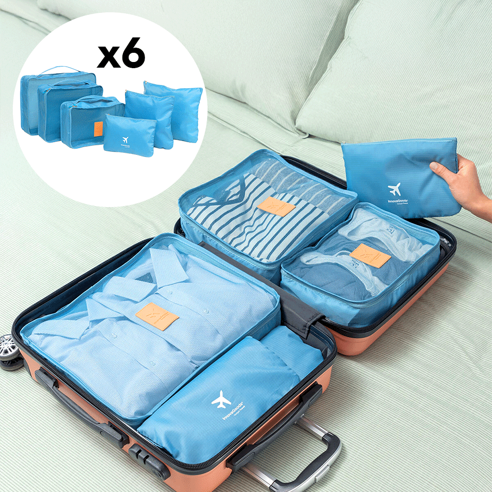 Set de 6 sacs de rangement pour bagage InnovaGoods