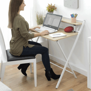 Bureau pliable avec étagère InnovaGoods