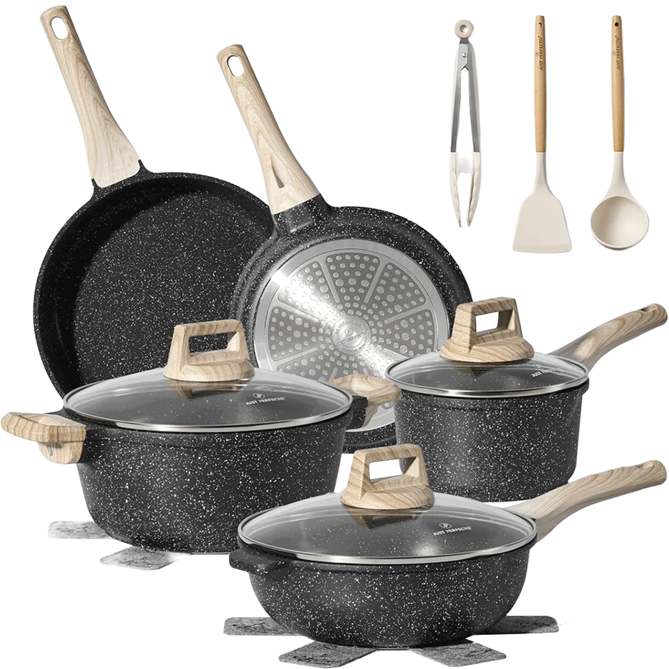 Batterie de cuisine 13 pièces (tous feux dont induction) JUST PERFECTO – Image 2