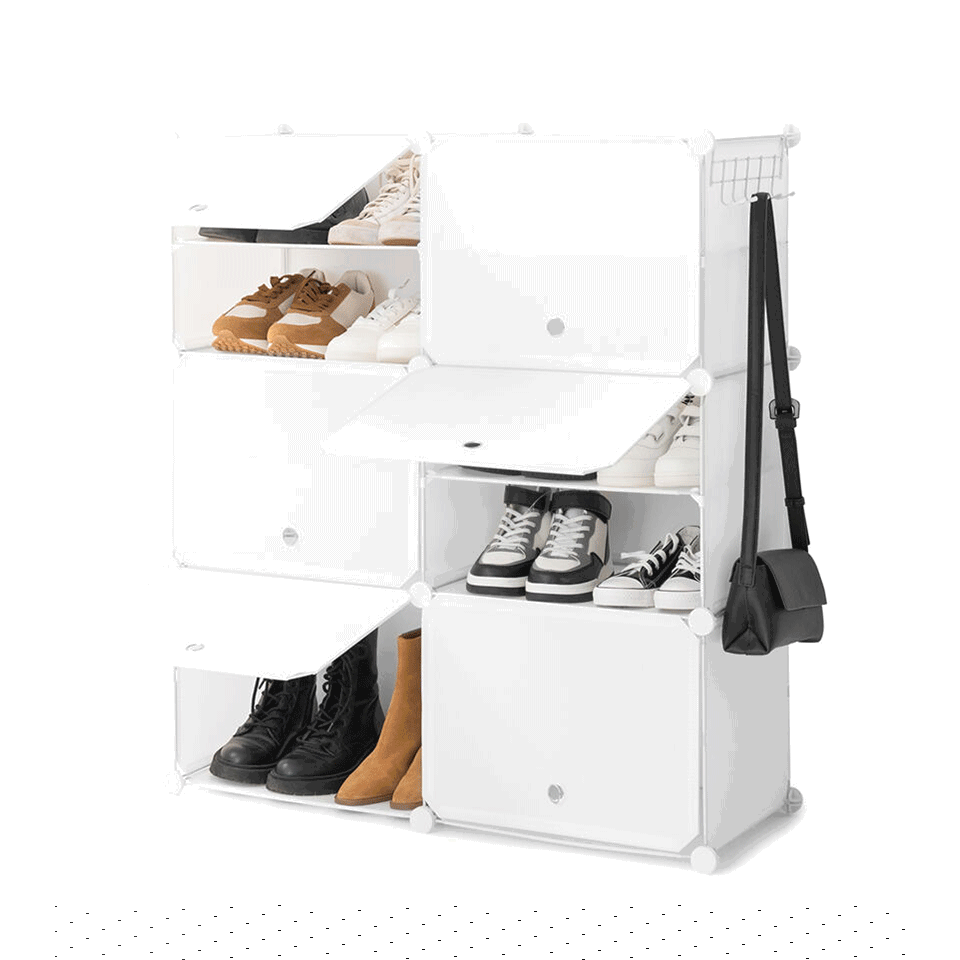 Boite de rangement pour chaussures modulable InnovaGoods (36 boites) – Image 2