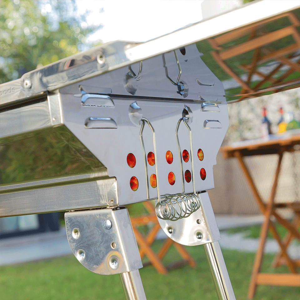 Barbecue en inox pliable et portable InnovaGoods – Image 3