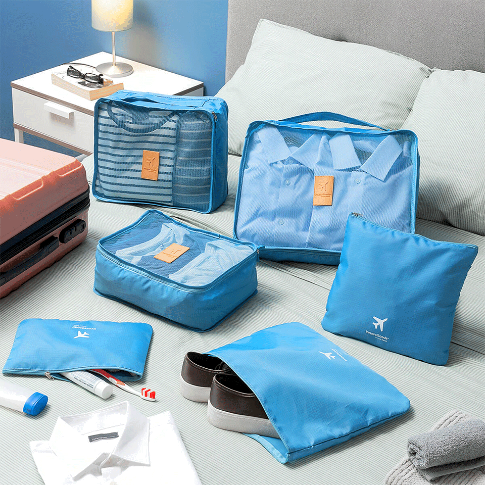 Set de 6 sacs de rangement pour bagage InnovaGoods – Image 3