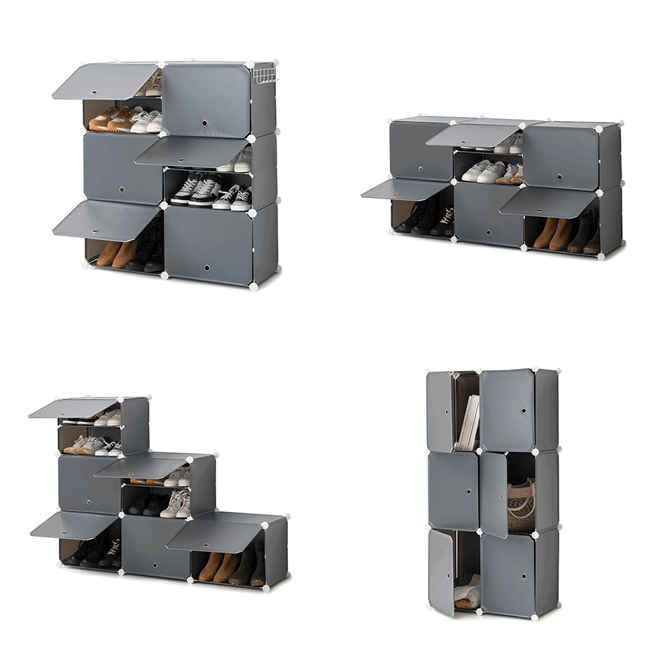 Boite de rangement pour chaussures modulable InnovaGoods (36 boites) – Image 3