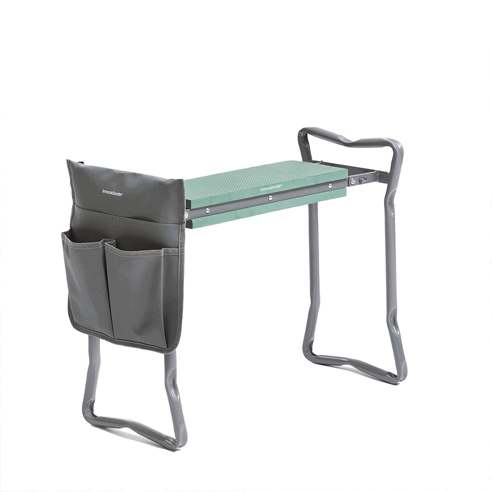 Banc de Jardin 3en1 pliable avec sac à outils InnovaGoods – Image 4