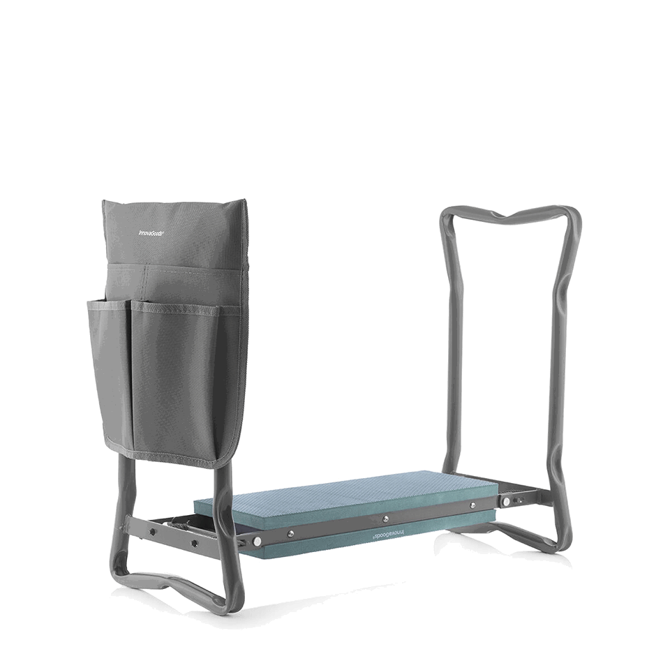 Banc de Jardin 3en1 pliable avec sac à outils InnovaGoods – Image 5