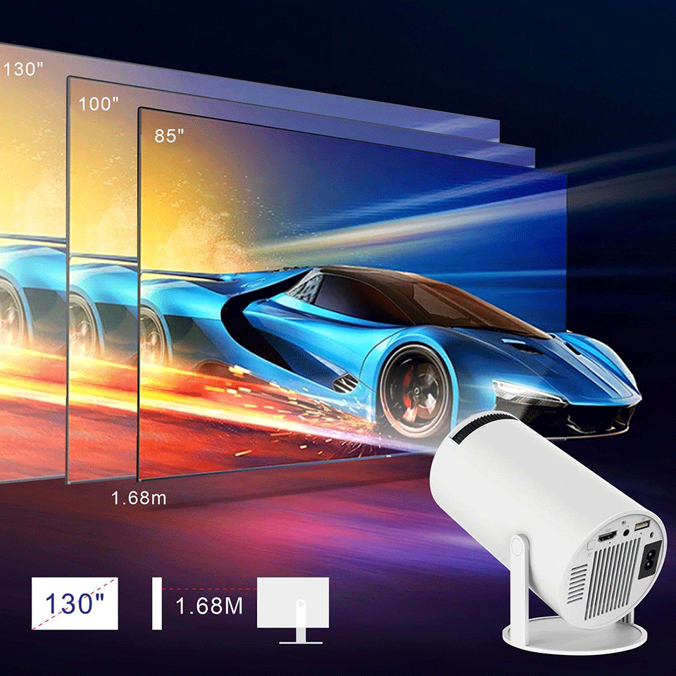 Projecteur connecté haute définition 4K (Application Netflix, Youtube, Amazon) Swiss ProLine – Image 3