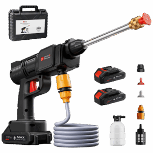 Nettoyeur haute pression rechargeable avec 10 accessoires Swiss ProLine