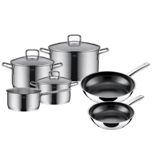 Batterie de cuisine 9 pièces tous feux dont Induction SILIT