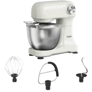 Robot pâtissier avec 4 accessoires TEFAL