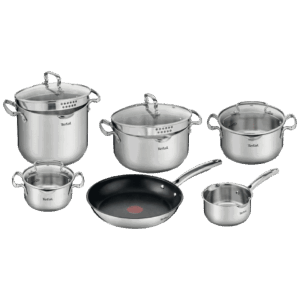 Batterie de cuisine 10 pièces tous feux dont Induction TEFAL