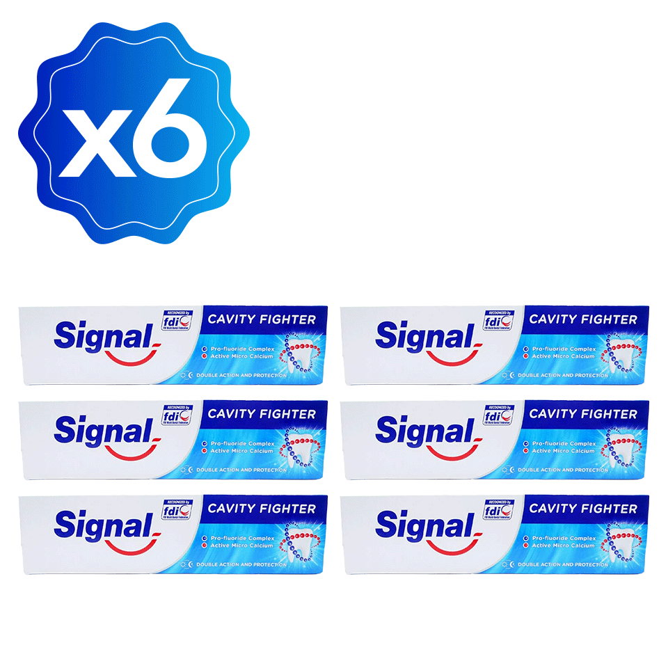 Set de 6 dentifrices SIGNAL