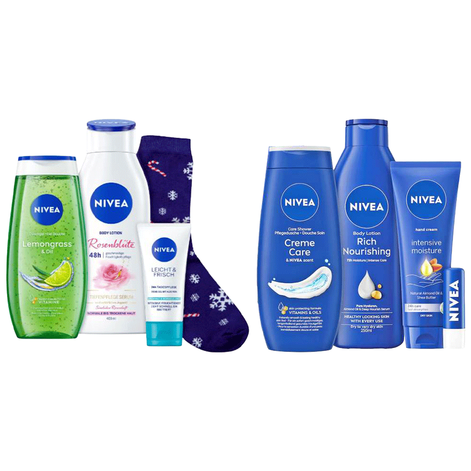 Coffret cadeau de 4 pièces NIVEA