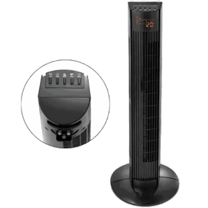 Ventilateur avec télécommande et écran LED KLAUSBERG