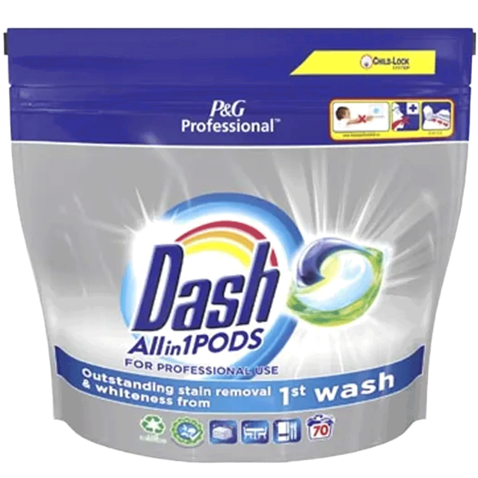 Set de 70 capsules pour la lessive DASH
