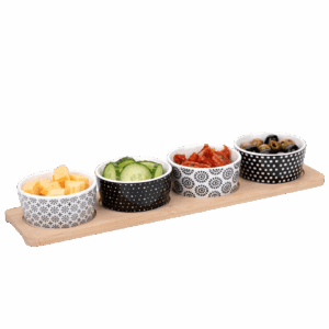 Set de tapas en porcelaine 5 pièces ALPINA
