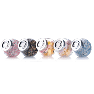 Set de 5 bocaux en verre ALPINA
