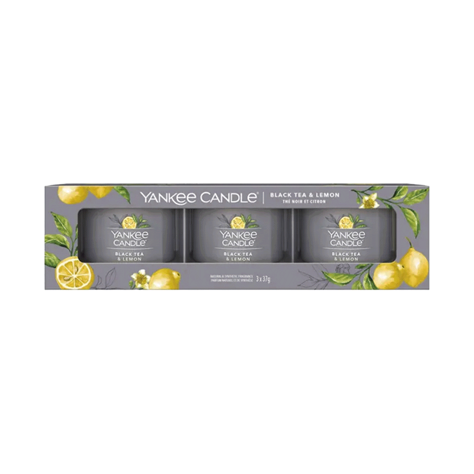 Set de 12 bougies Yankee Candle (Jasmin - Tropical - Ocean - Thé Noir) – Image 4