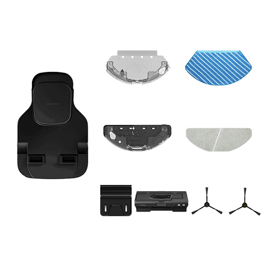 Aspirateur robot connecté 2en1 (aspirateur et laveur) avec station intégrée MIDEA – Image 2