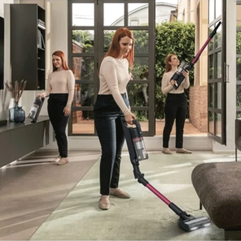 Aspirateur balai sans fil pliable 2en1 HOOVER – Image 2