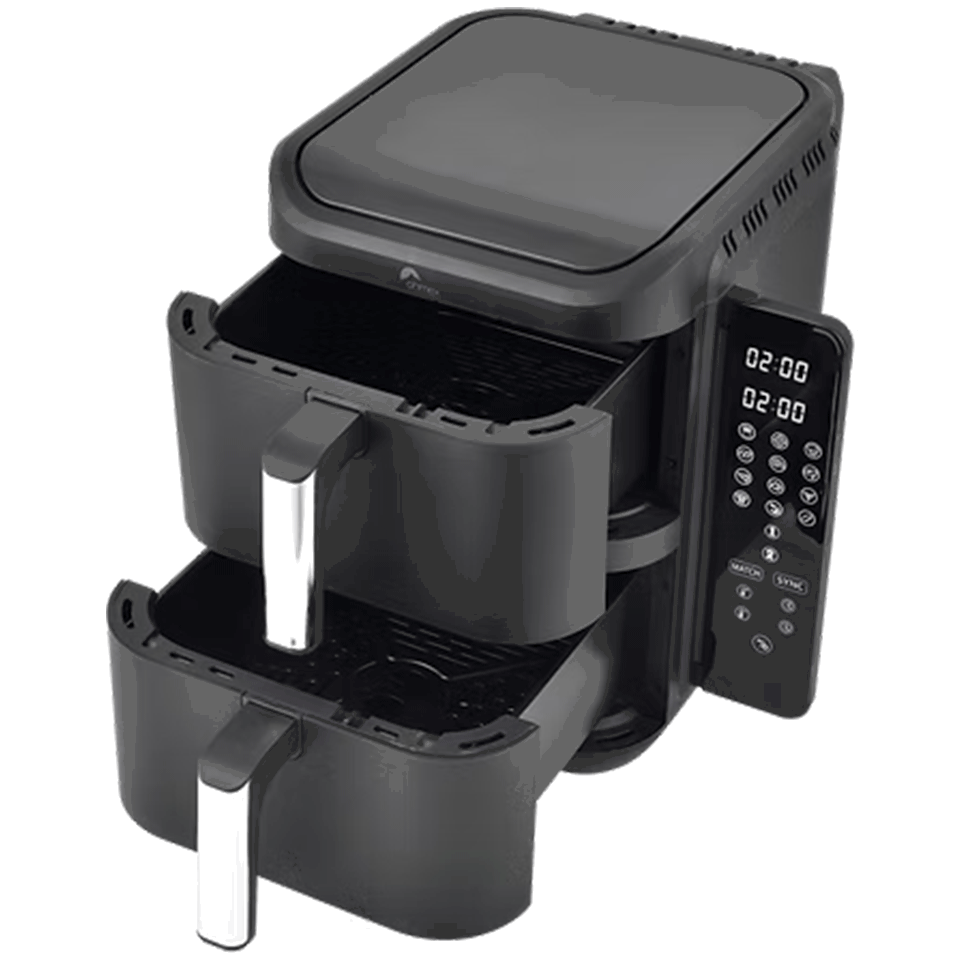 Friteuse à air chaud Air Fryer 11L (sans huile) avec double compartiments superposés OHMEX – Image 3