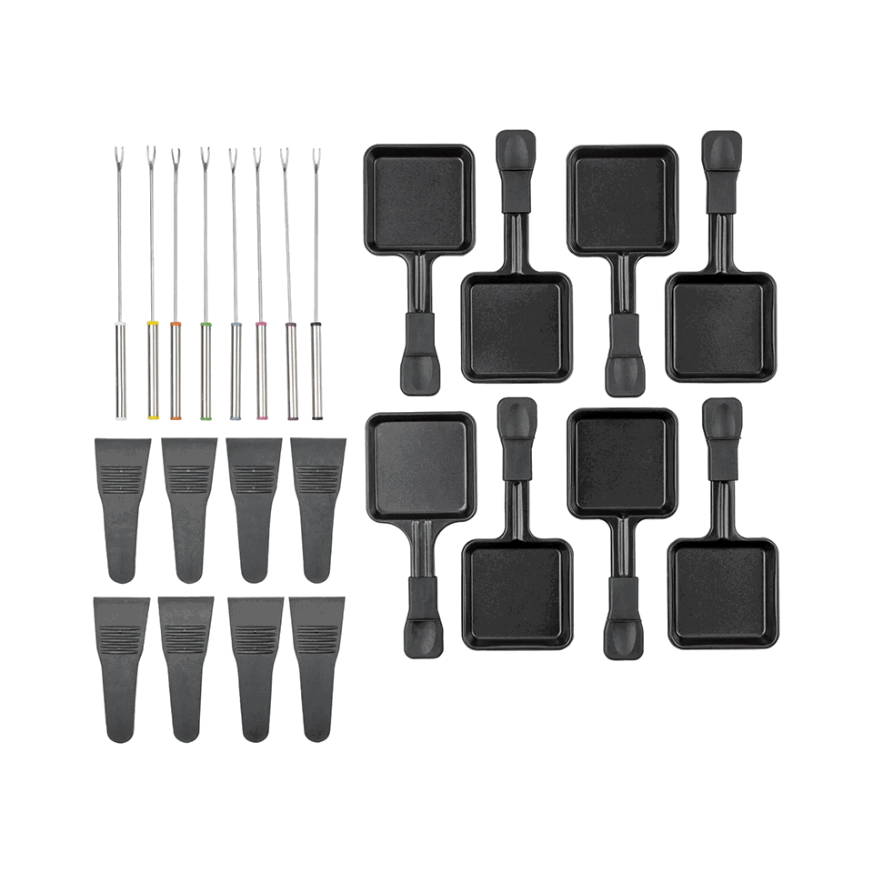 Appareil 3en1 pratique pour raclette, grill et fondue 8 personnes SILVERCREST – Image 3