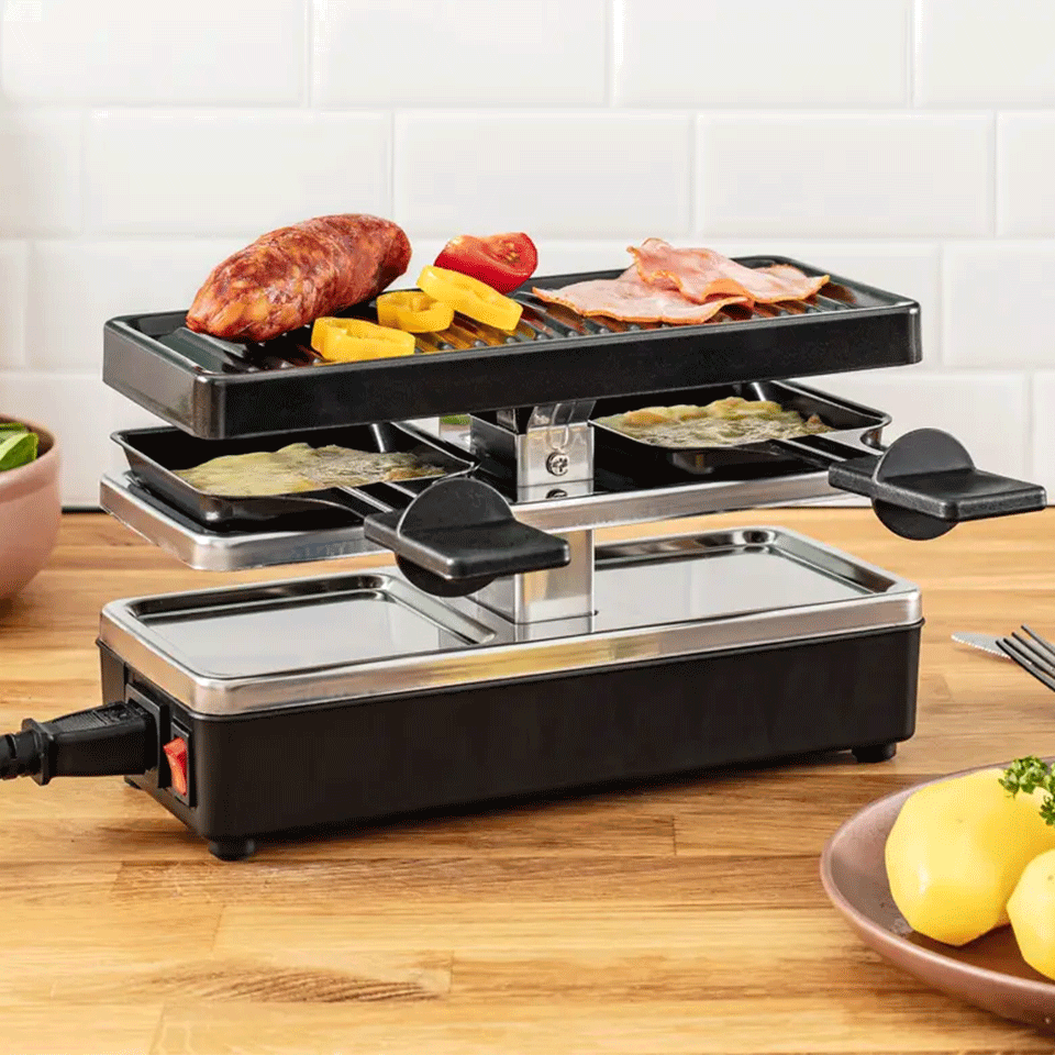 Appareil à raclette et grill 2en1 (4 personnes) TEFAL – Image 3